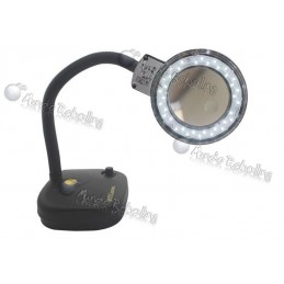 Lupa Lámpara de Mesa 36 Leds / BEST 208L / 5X-10X / Luz Regulable