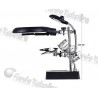 Soporte Cautín Tercera Mano con Lupa y Luces LED / TE-800