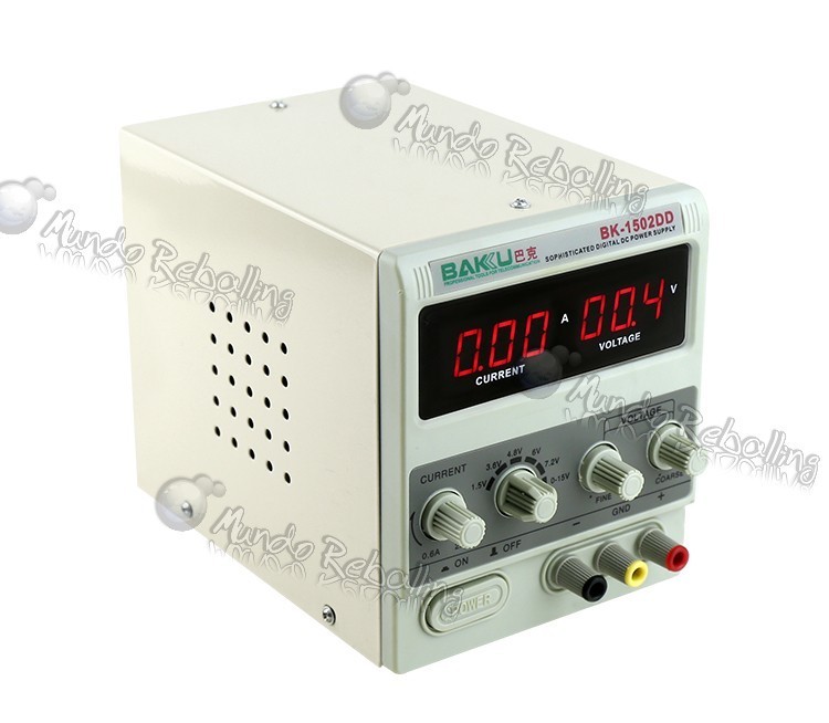 Fuente de Poder Regulable / BAKU / BK-1502+ / Un Canal / 0~15V / 0~2A