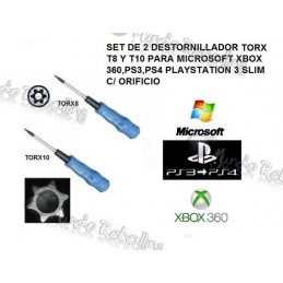 Torx T8 Y T10 Destornillador Playstation 3 4 PS3 PS4 Xbox 360