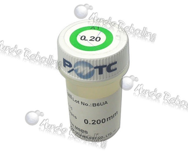 Bolas de Soldadura 0,20mm (Estaño 63% / Plomo 37)