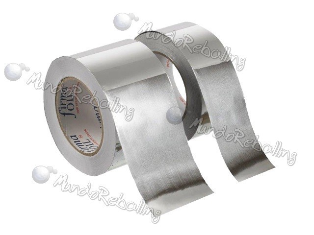 Cinta de Aluminio (Foil Tape) 1cm x 40m / Resistente a 400C