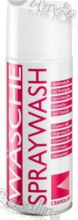 Cramolin Spraywash / 400cc / Limpiador y Desengrasante Para Equipos Electrónicos