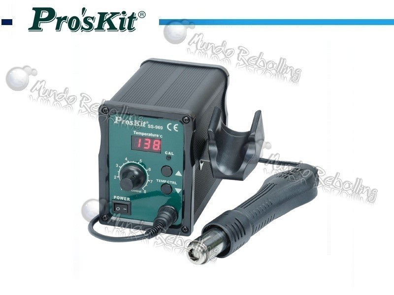 PRO'S KIT SS-969B / Estación de Soldar / Aire Caliente / 700 Watts