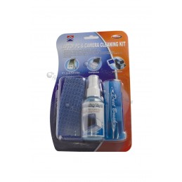 Kit de limpieza para Notebook / Líquido 60ml + Paño + Escobilla / HL-426