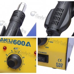 BAKU BK-600A / Estación de Soldar / Aire Caliente / 700 Watts