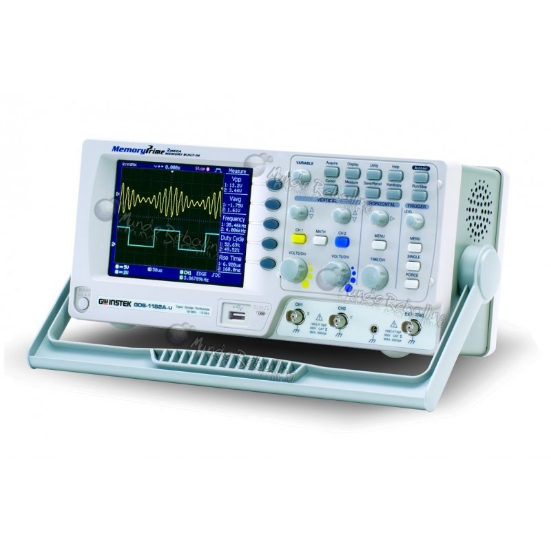 Osciloscopio Digital Portable 100 mhz 2 canales / INSTEK / GDS-1102A-U