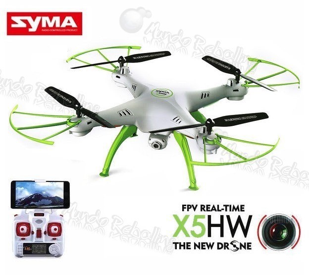 Dron Syma X5HW Cámara Wifi FPV Sistema Estabilización Vuelo