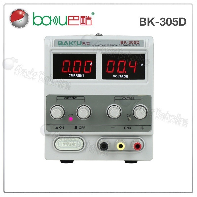 Fuente de Poder Regulable / BAKU / BK-305D / Un Canal / 0~30V / 0~5A