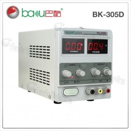 Fuente de Poder Regulable / BAKU / BK-305D / Un Canal / 0~30V / 0~5A