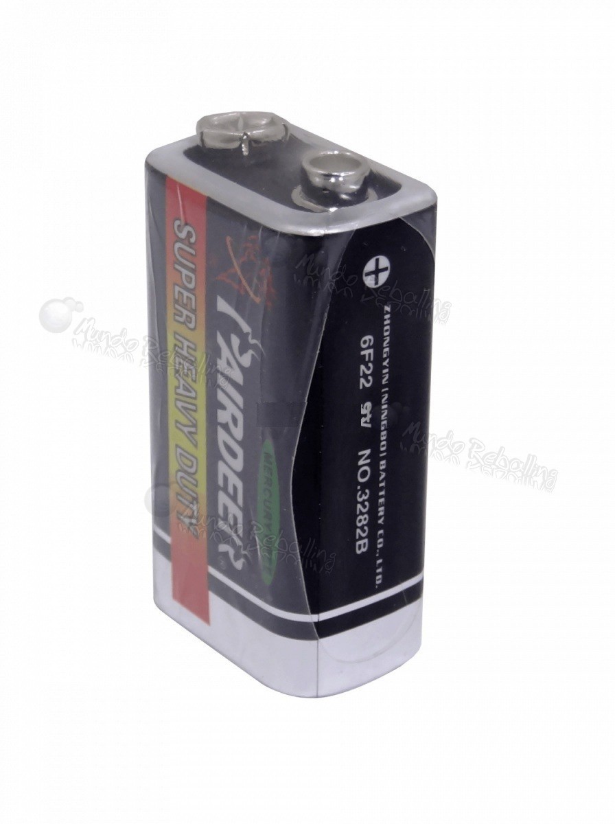 Batería de carbón 9V / N6F-22 / Pairdeer