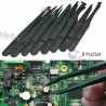 Pinzas de Fibra de Carbono / Anti Estaticas / Pack de 6 Unidades