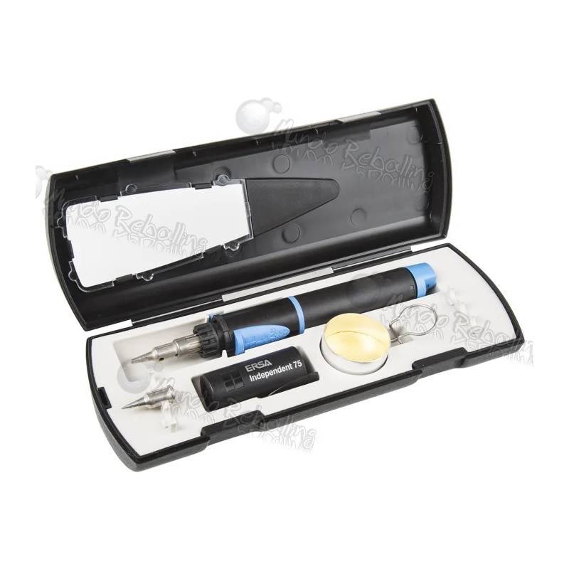 Cautín a gas ERSA Independent 75 Basic Set con Estuche y 2 puntas / G07400041