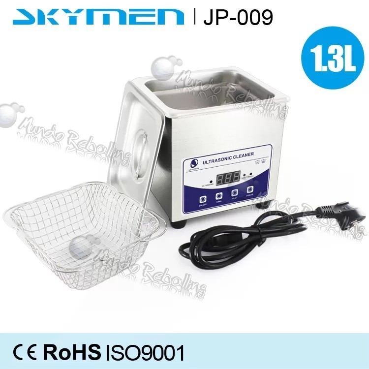 Limpiador Ultrasonido JP-009 Digital / 1.3Lts / 60W / Funciones DEGAS + Tº / 220V
