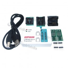Programador USB SPI Original EZP2020 con 5 adaptadores / Compatible Bios EEPROM 24, 25, 93, 95