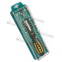 Kit detornillador 62 piezas profesional