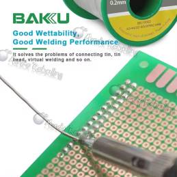 Soldadura Libre de Plomo 0,2mm BAKU BK-10002
