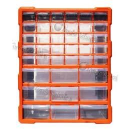 Caja organizadora 39 espacios, apilable, colgable, alta calidad en materiales