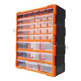 Caja organizadora 39 espacios, apilable, colgable, alta calidad en materiales