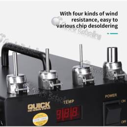 QUICK 850D / Estación de Aire Caliente / Antiestática / 420W / 24lt-min