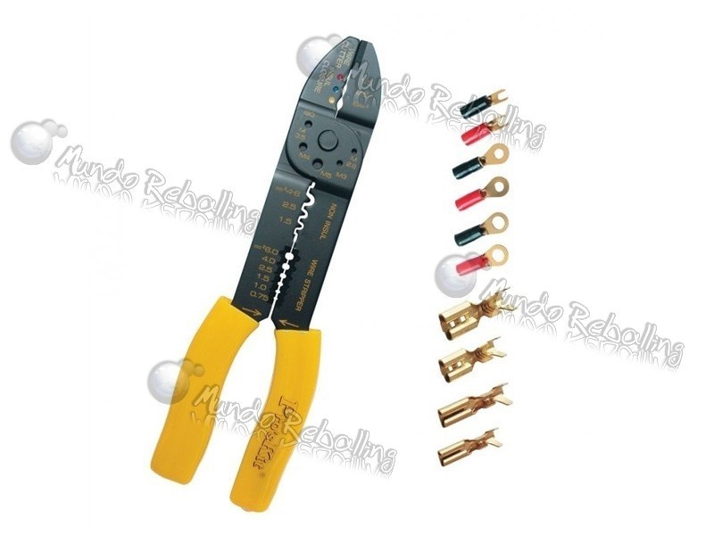 Crimpeadora + Pelacables / Pro's Kit 8PK-313B / 5 en 1
