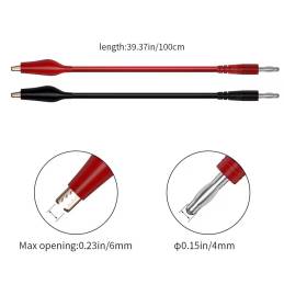 Cable Banana Pinza Caimán