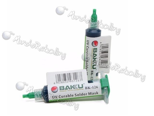 Mascara de Soldadura curable UV / Jeringa 8gr. / BAKU / BK-126
