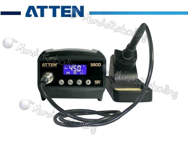 (DESCONTINUADA) ATTEN 980D / Estación de Soldar / Cautín / 80 Watts