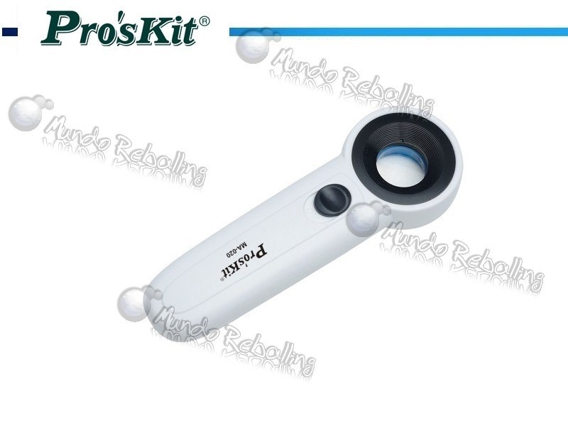Lupa 22X / 2 Luces LED / Pro's Kit MA-020