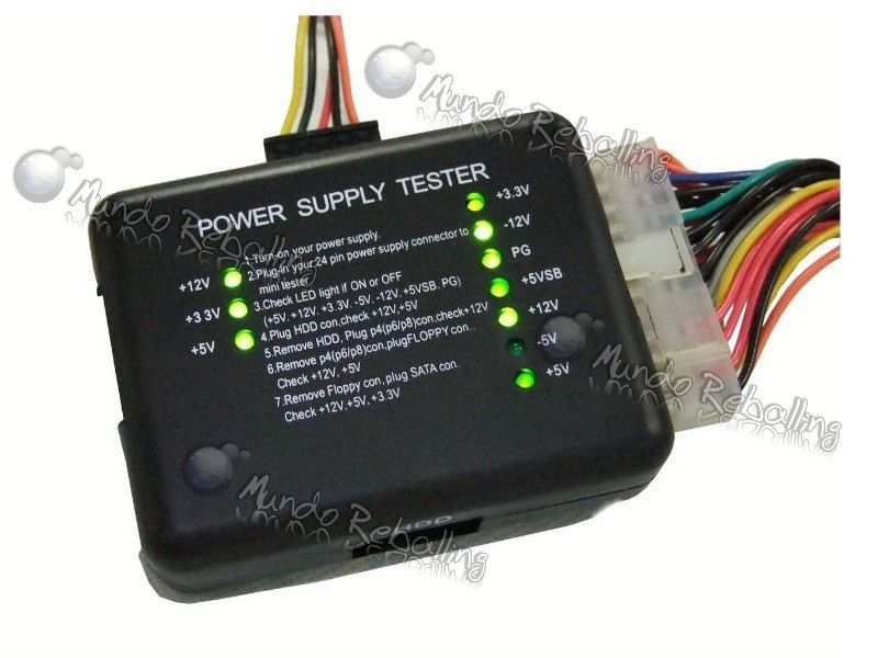Tester o Probador de Fuentes de Poder (Power Supply Tester)