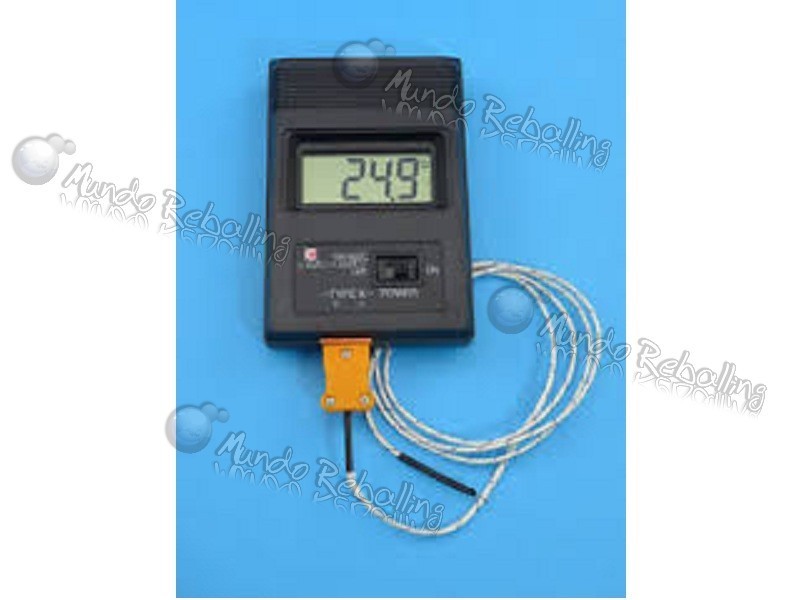 Termometro Digital -50C a 1300C (Bateria y Termocupla K Incluidas).