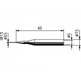 PUNTA FINA PARA CAUTIN ERSA 920BD 25W / 172BD