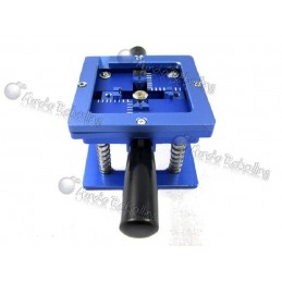 Base BGA 90x90mm Reballing - Azul con mangos