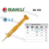 Destornillador Cruz +1,2 / BAKU BK-350 / Alta precisión y Resistencia a la Torsión