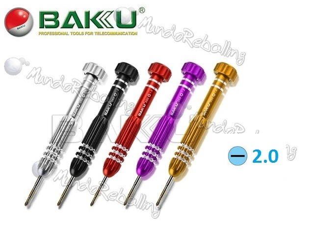 Destornillador Paleta -2,0 / BAKU BK-350 / Alta precisión y Resistencia a la Torsión