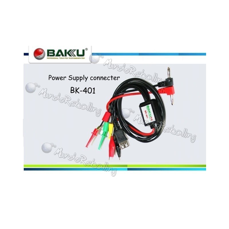 Cables tipo banana para Fuente de poder / BAKU BK-401
