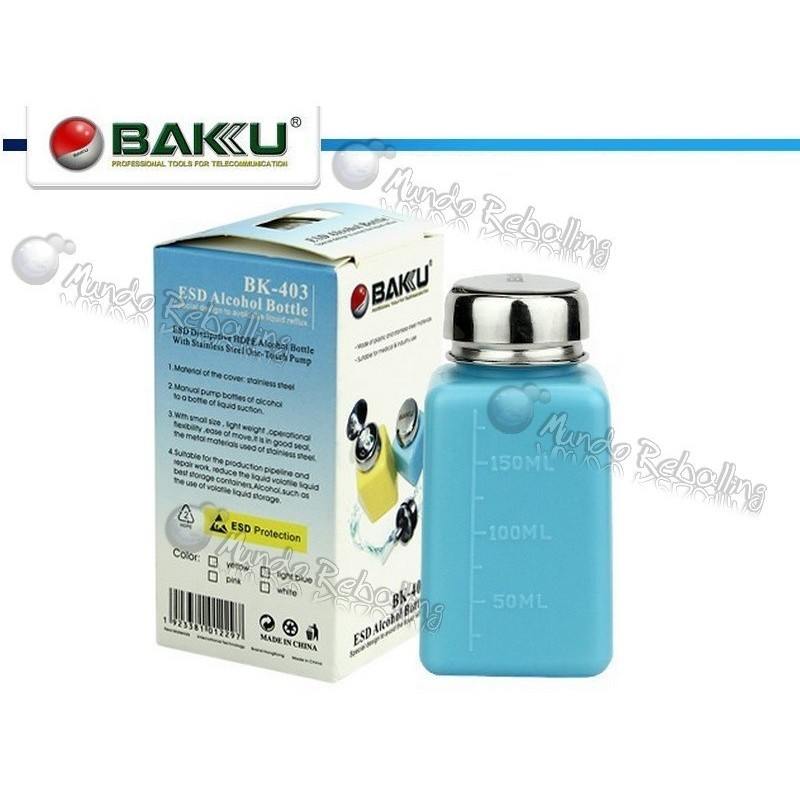 Botella Dosificadora Alcohol / 100ML / BAKU BK-403