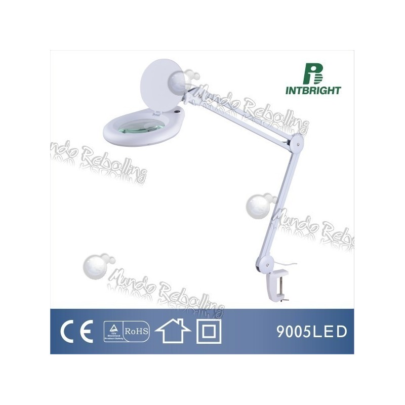 Lupa Escritorio / Intbright 9003LEDCD 3D / Lente Circular 127mm 1.75X 3D