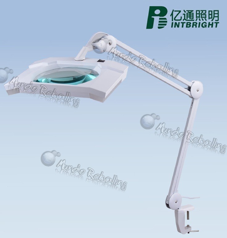 Lupa Escritorio / Intbright 9002LED 3D / Lente rectangular