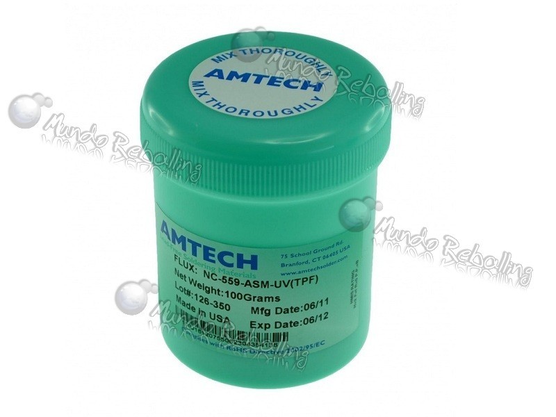 Flux Amtech NC-559-ASM-UV(TPF) / 100 Gramos / ORIGINAL / Lead Free / No Clean