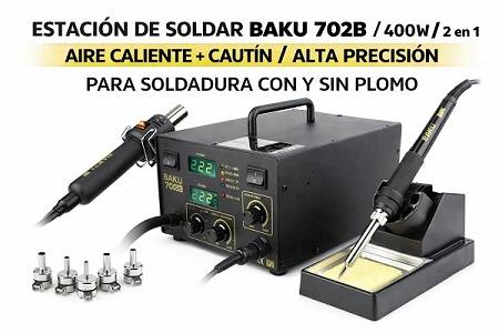 Estación de Soldar BAKU BK-702B / 400W