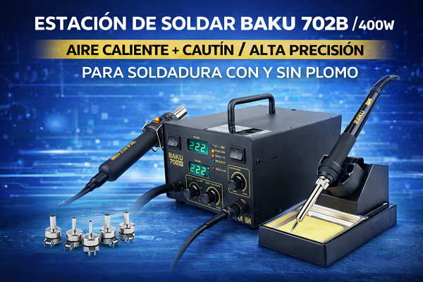 Estación de Soldar BAKU BK-702B / 400W