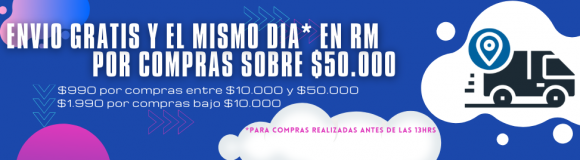 Envíos gratuitos dentro de la RM !